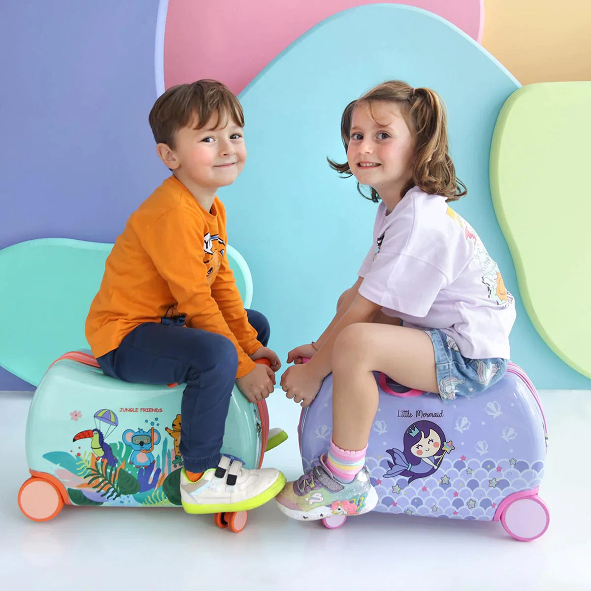 Rideable Kids Suitcase Little Mermaid