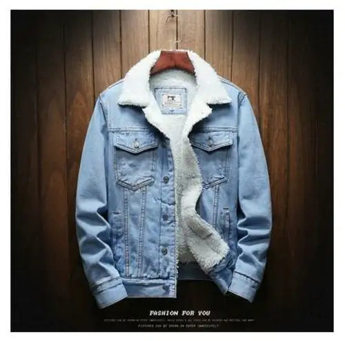 Warm Denim Coat