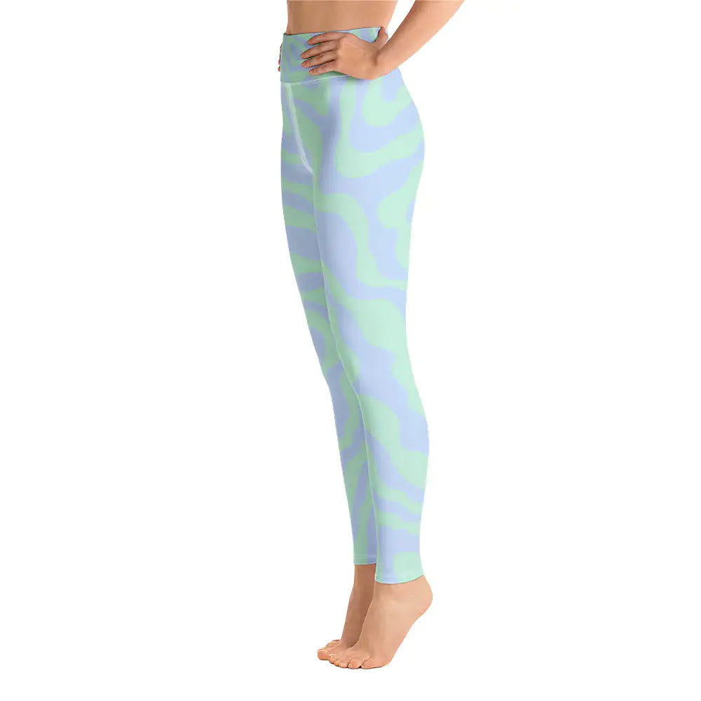 Retro Kelp Yoga Leggings