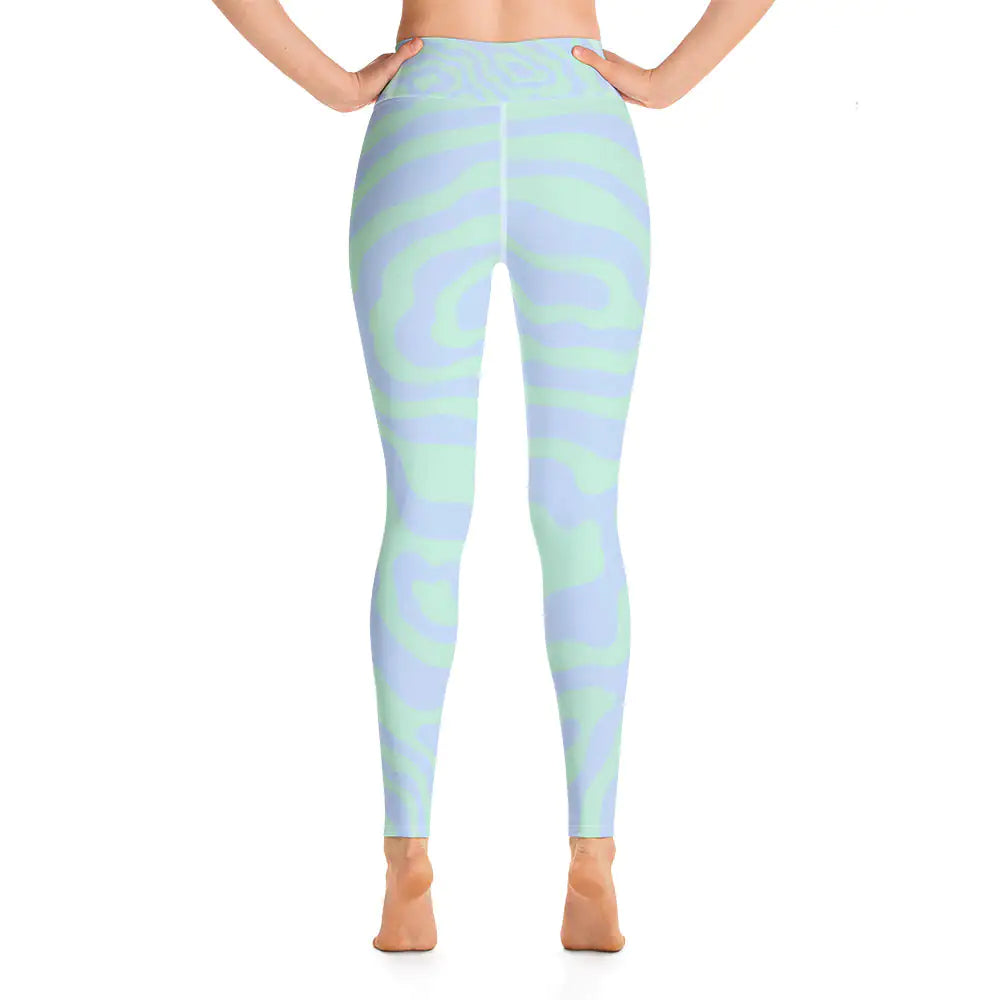 Retro Kelp Yoga Leggings