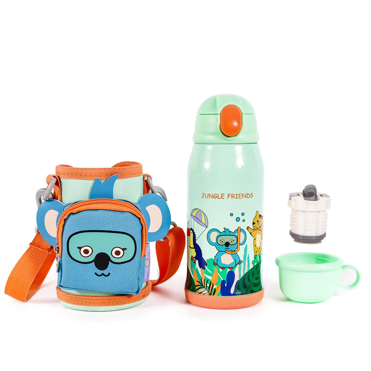 Kids Water Bottle with Bag 550ml / 18.5 oz