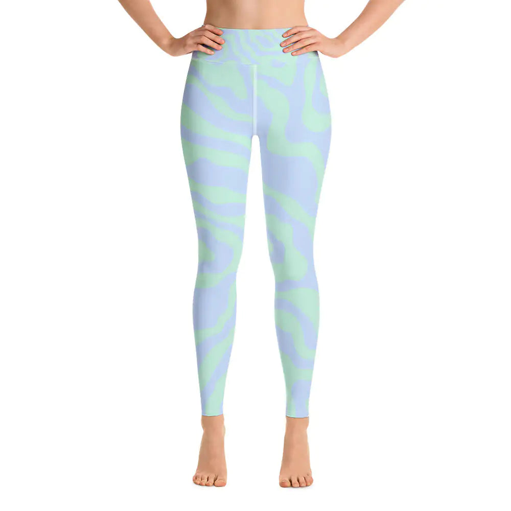 Retro Kelp Yoga Leggings