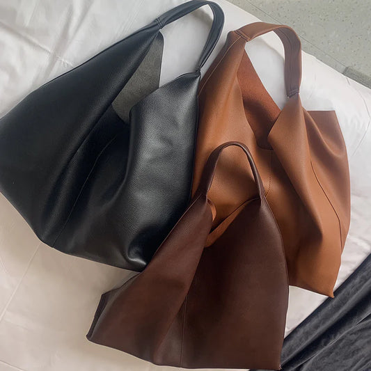 Soft Leather Tote Bag