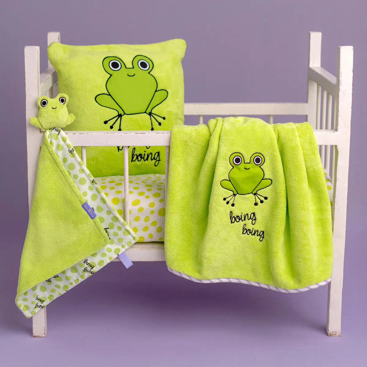 Cacha Frog Baby Blanket Set