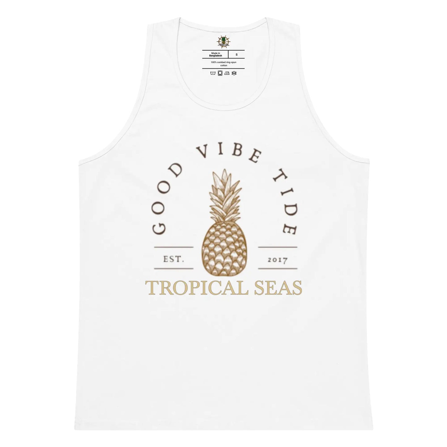 Good Vibe Tide Pineapple Tank Top