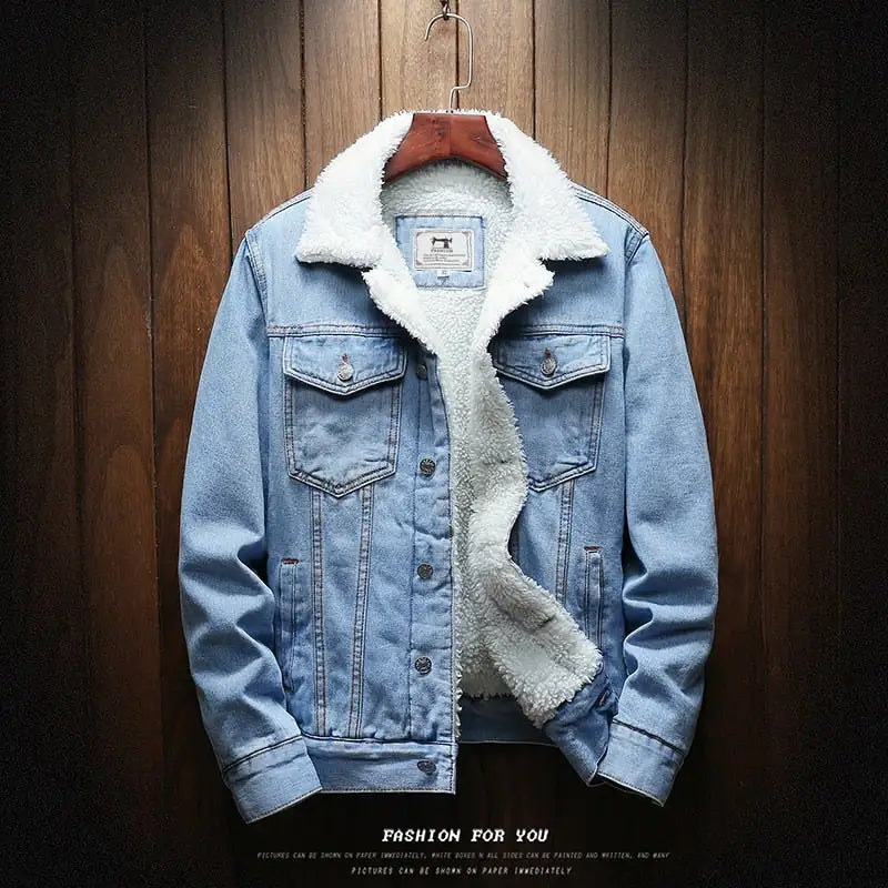 Warm Denim Coat