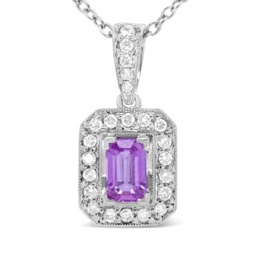 Pink Sapphire Necklace