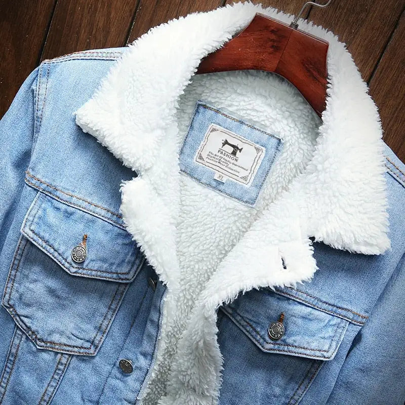 Warm Denim Coat