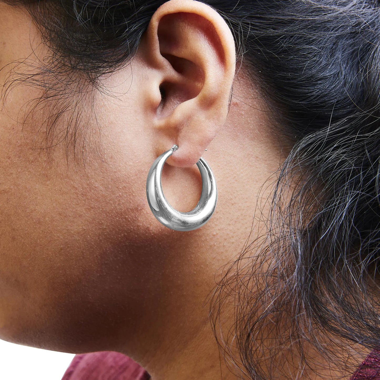 Sterling Hoop Earrings