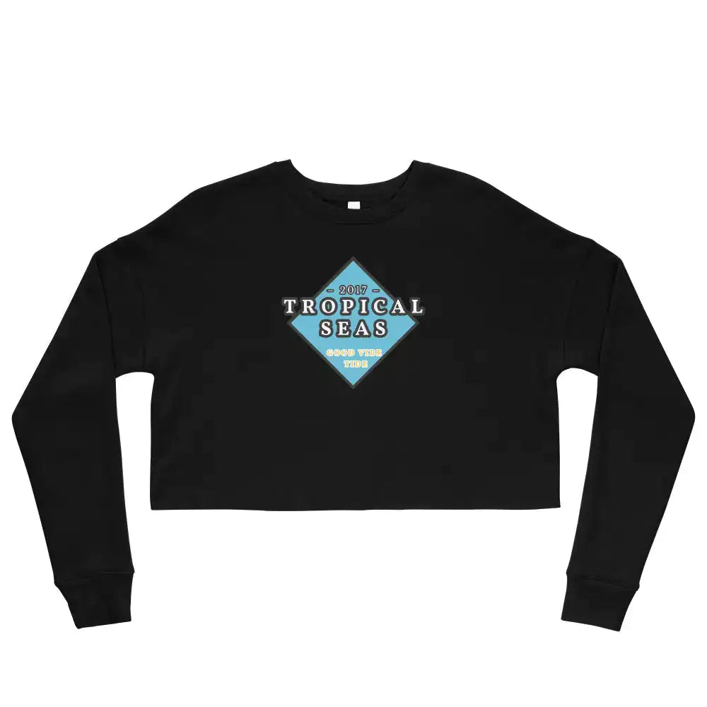 Good Vibe Tide Crop-Top Sweatshirt