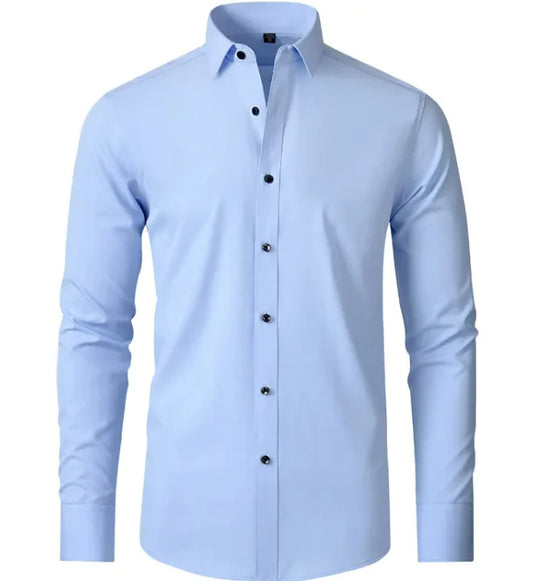 Men's Wrinkle-Free Elastic Business Shirt