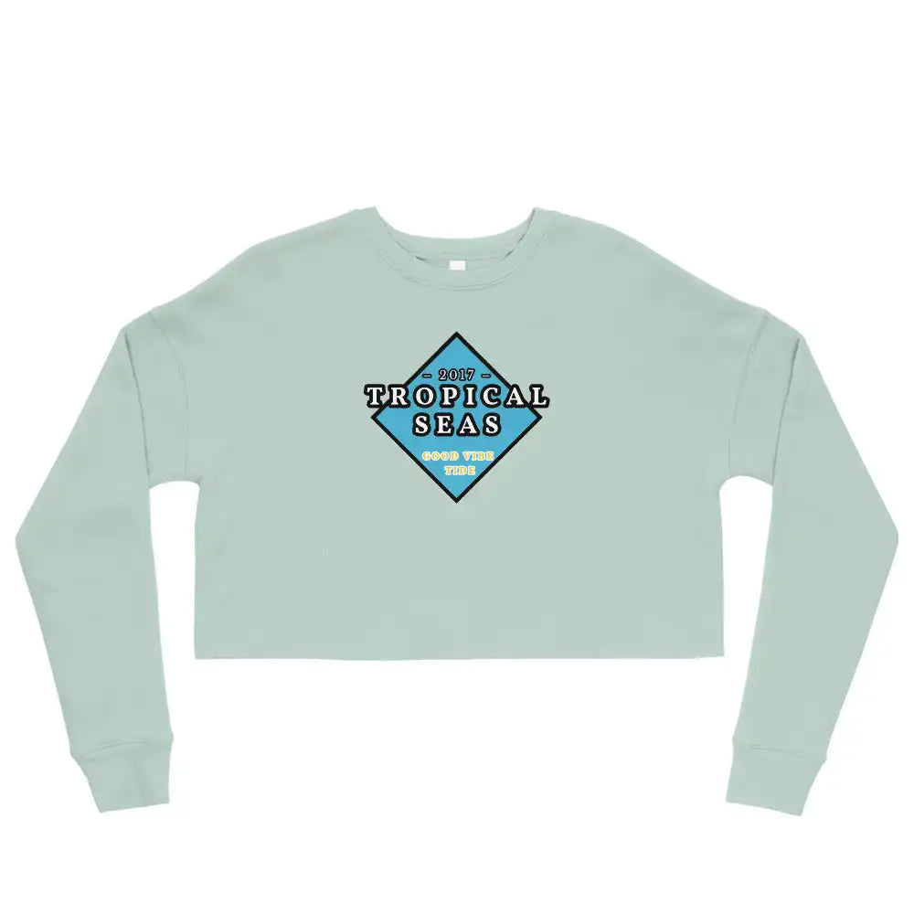 Good Vibe Tide Crop-Top Sweatshirt