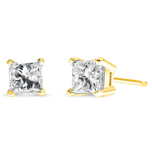 Classic Solitaire Stud Earrings