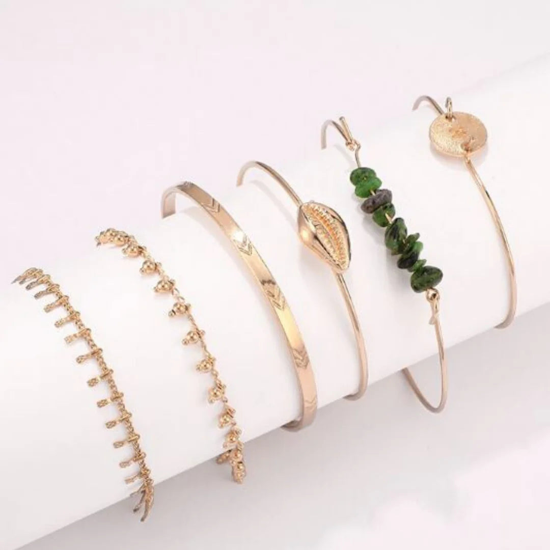 Gold Shell Bracelet