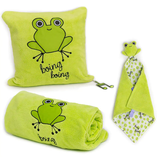 Cacha Frog Baby Blanket Set