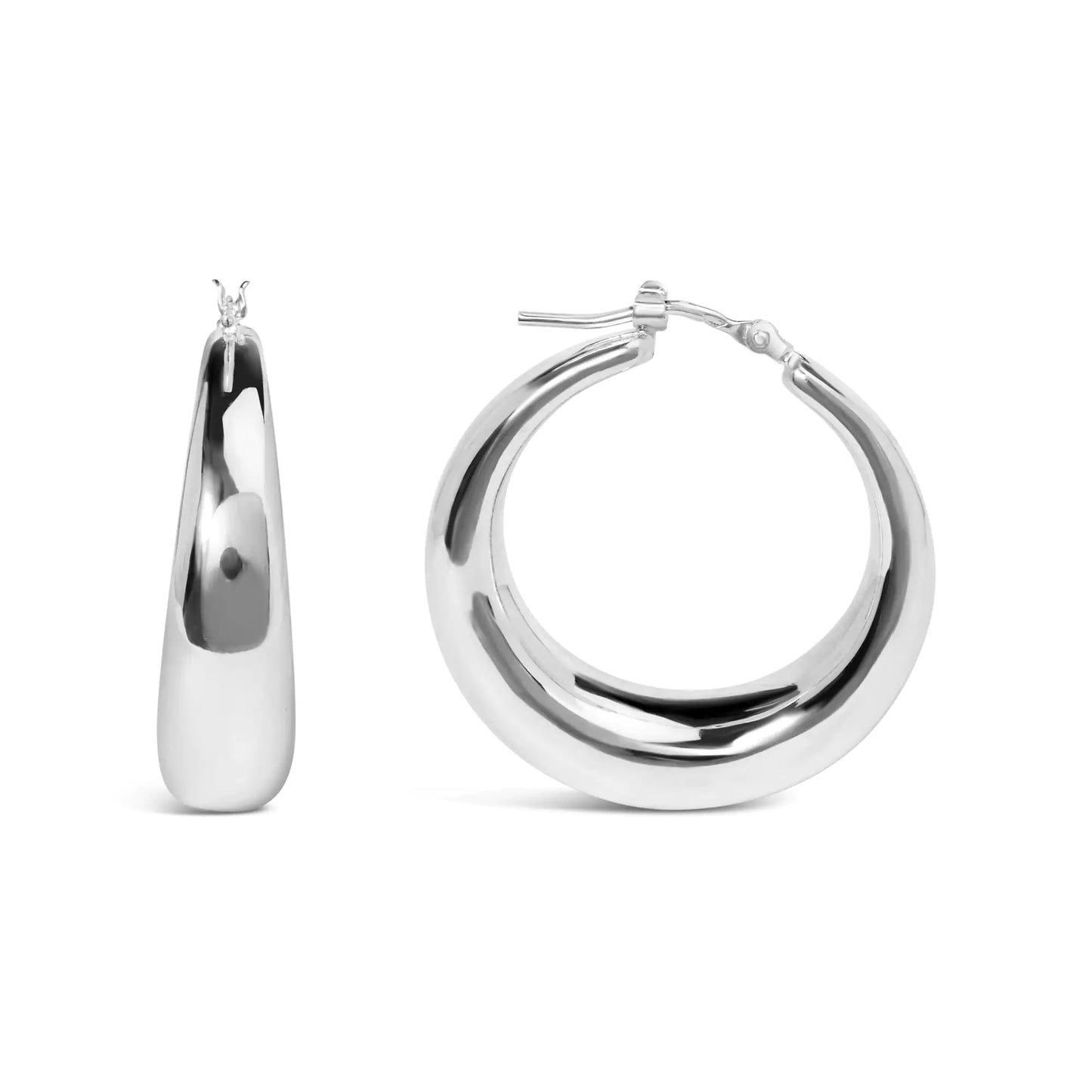 Sterling Hoop Earrings