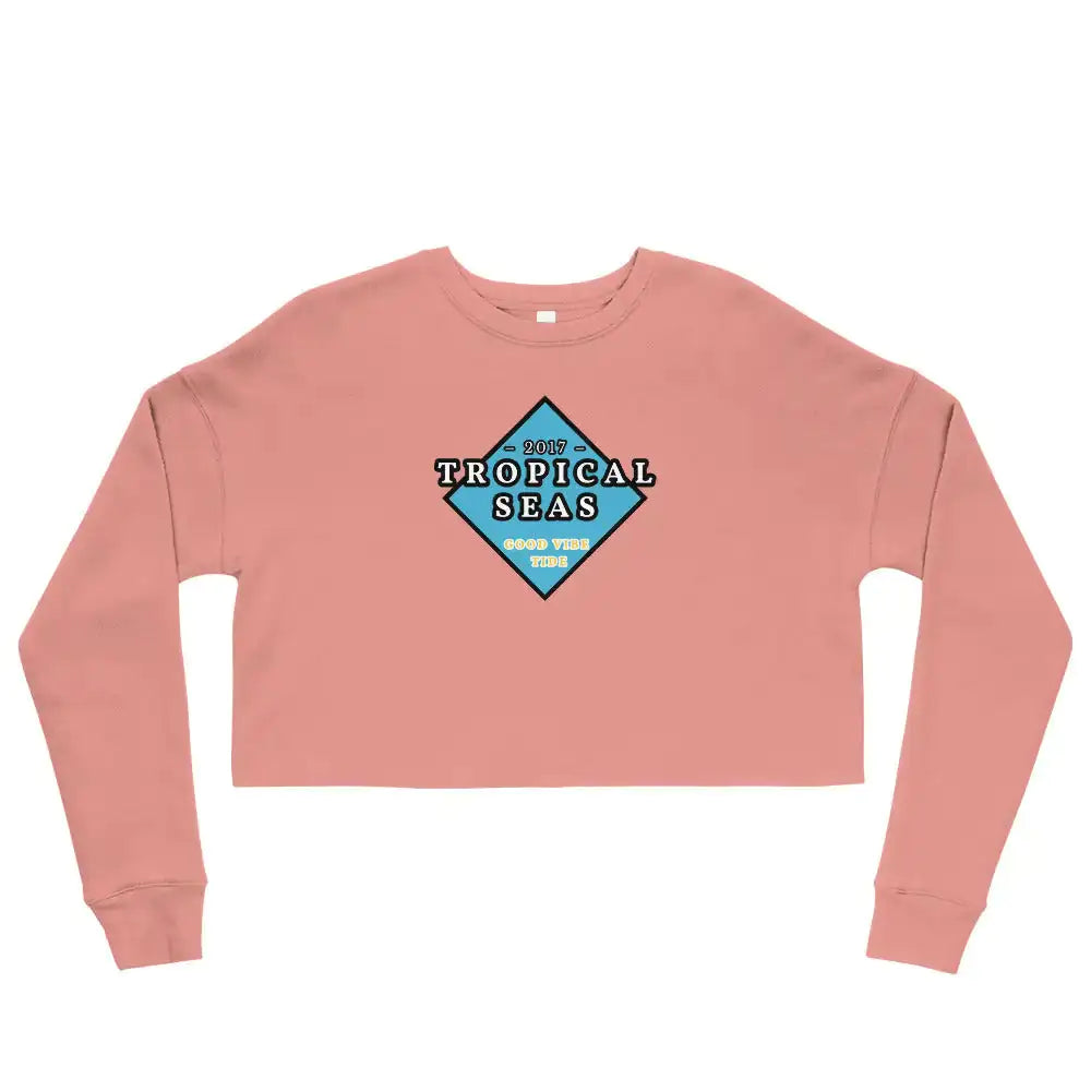 Good Vibe Tide Crop-Top Sweatshirt