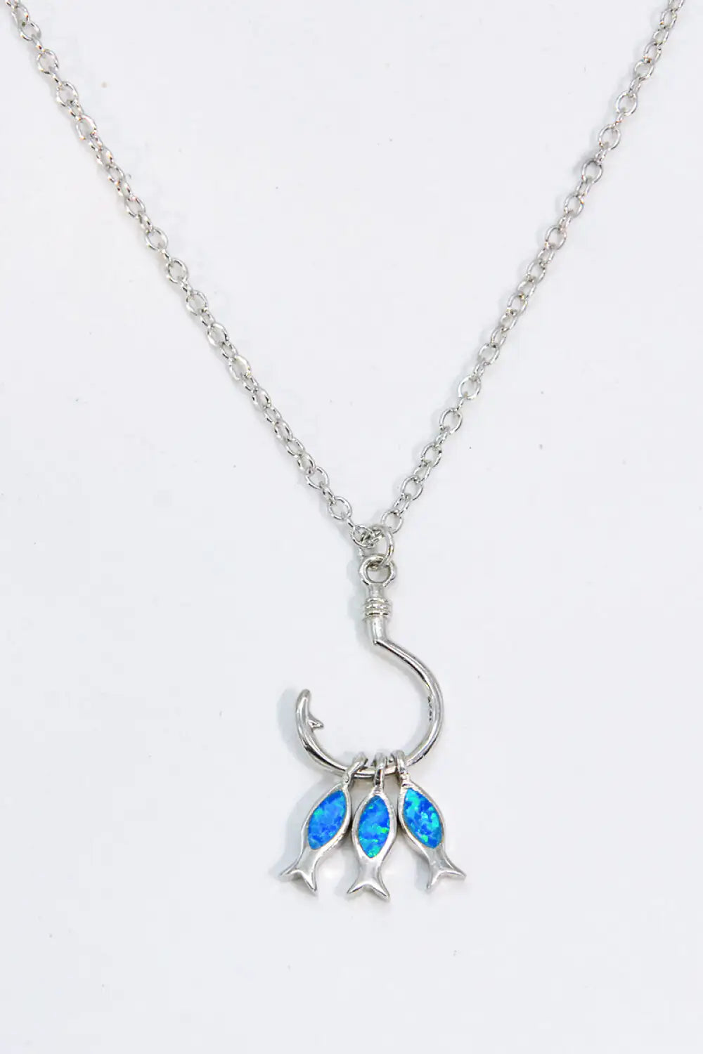 Opal Fish Necklace