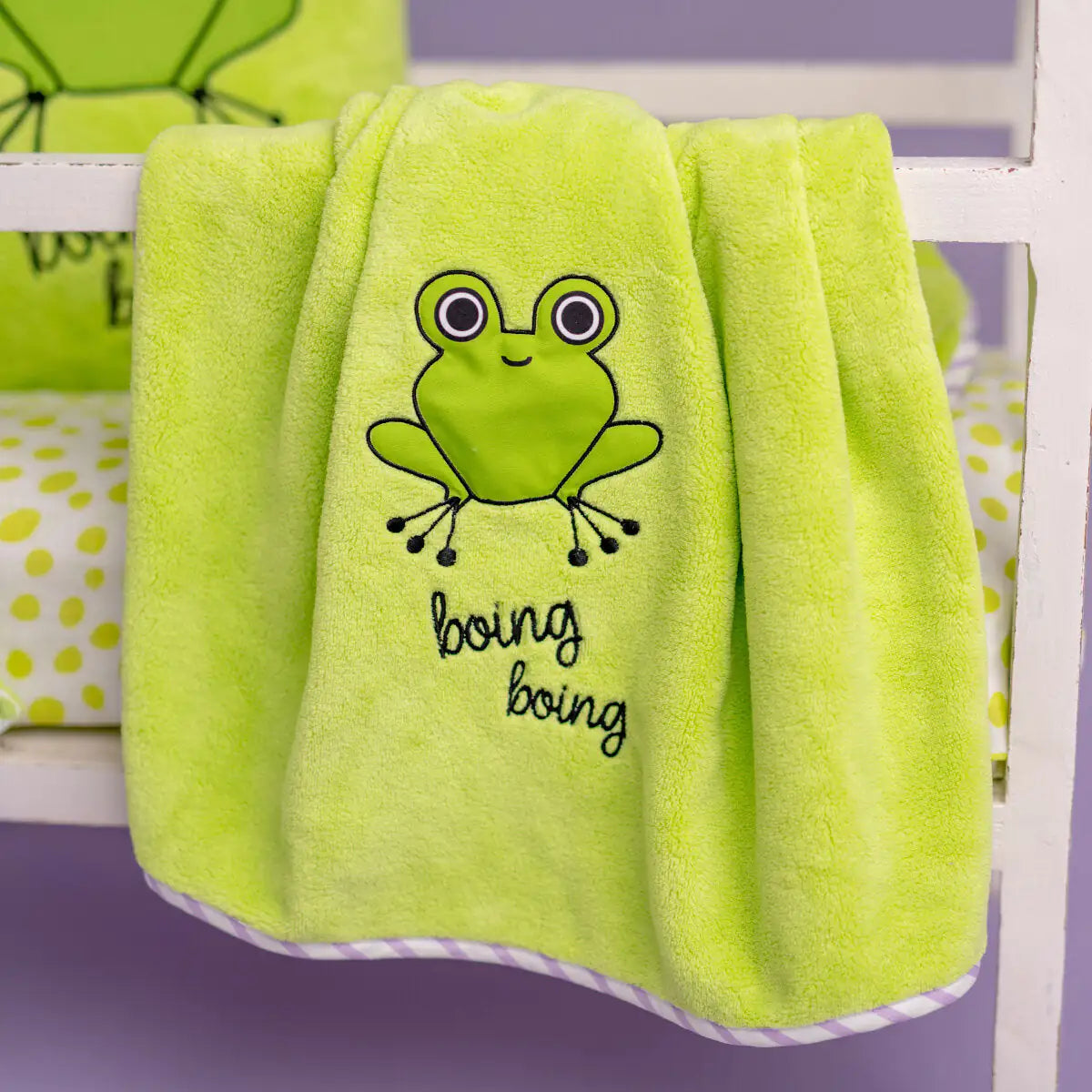 Cacha Frog Baby Blanket Set