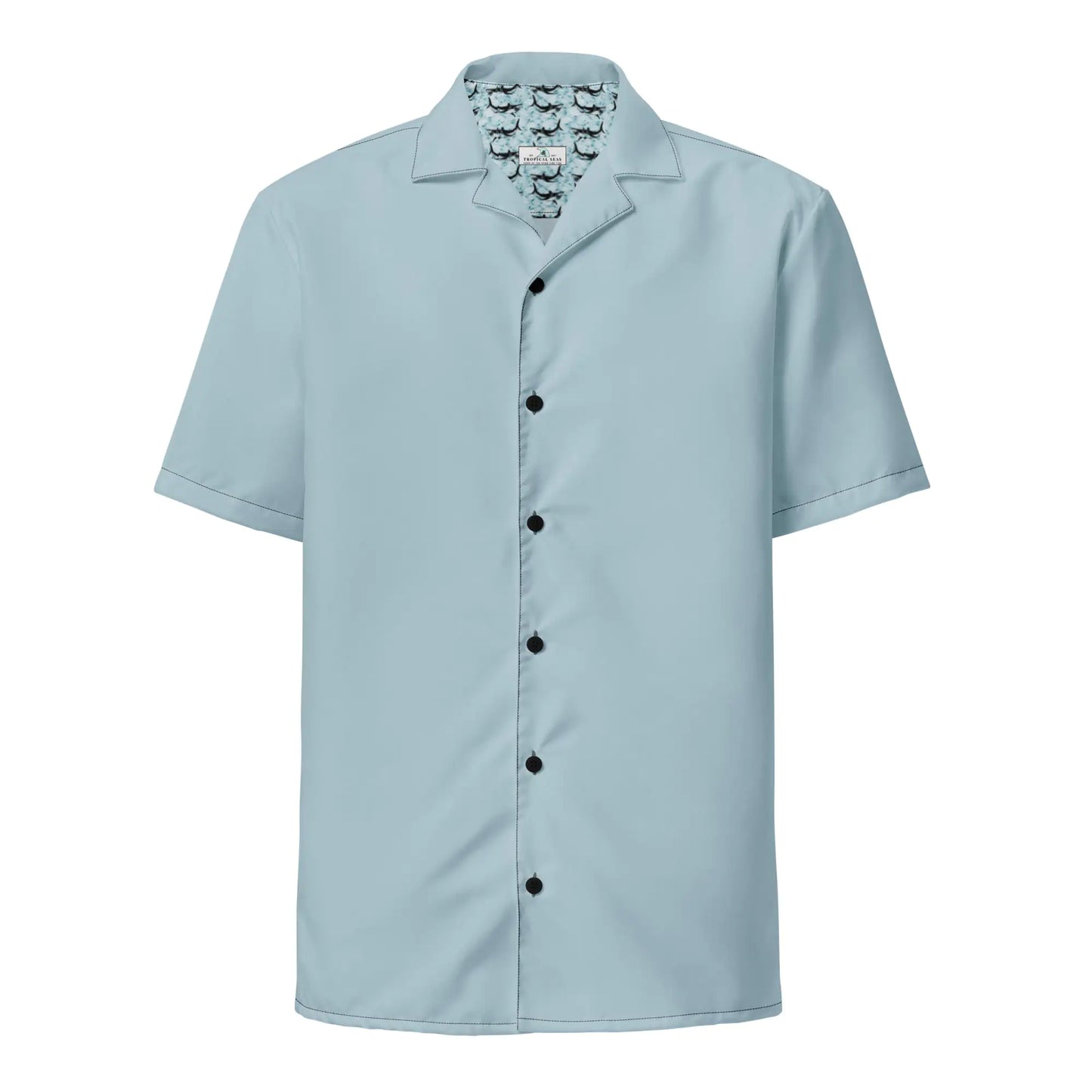 Shark Skin Blue Button Shirt