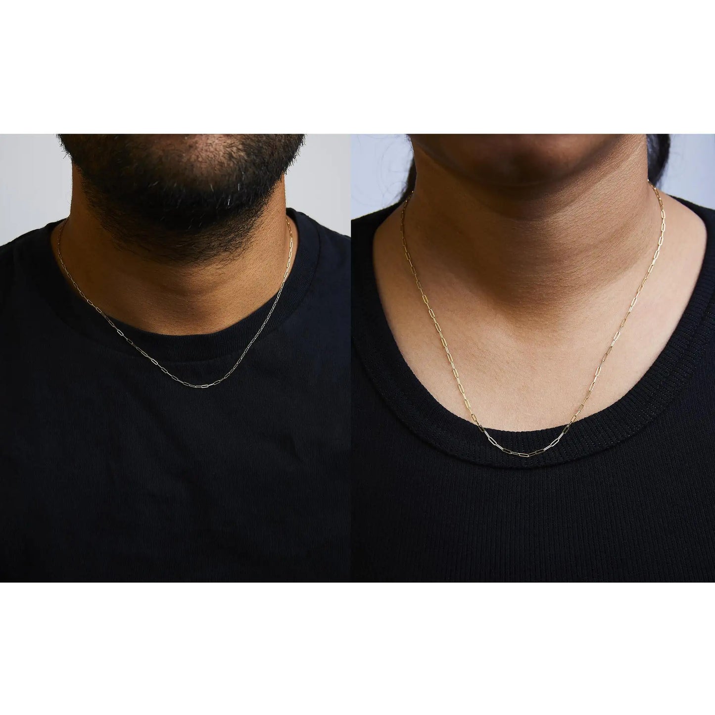 Unisex Paperclip Chain Necklace