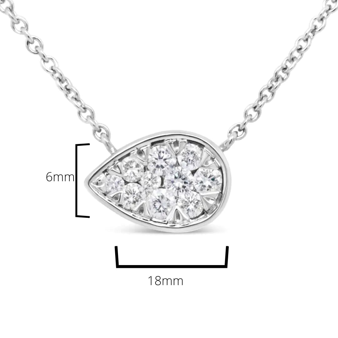 Dewdrop Diamond Necklace