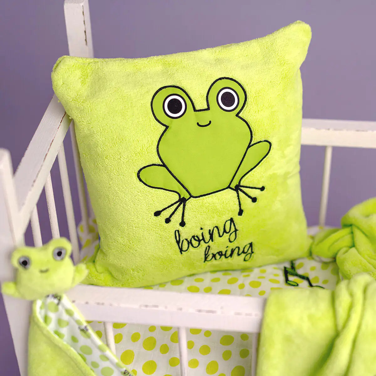 Cacha Frog Baby Blanket Set