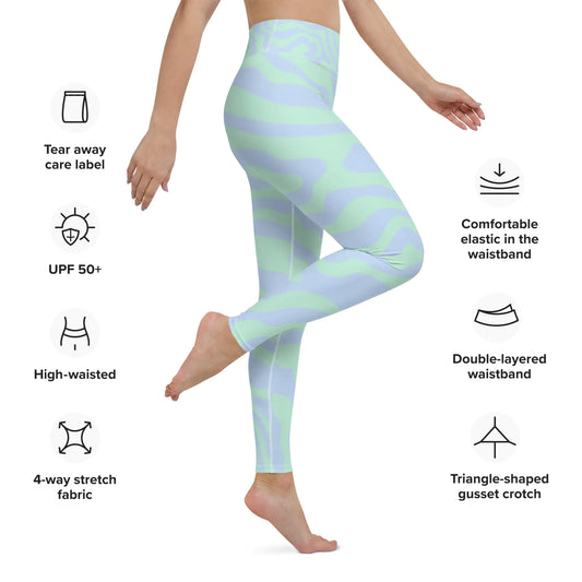 Retro Kelp Yoga Leggings