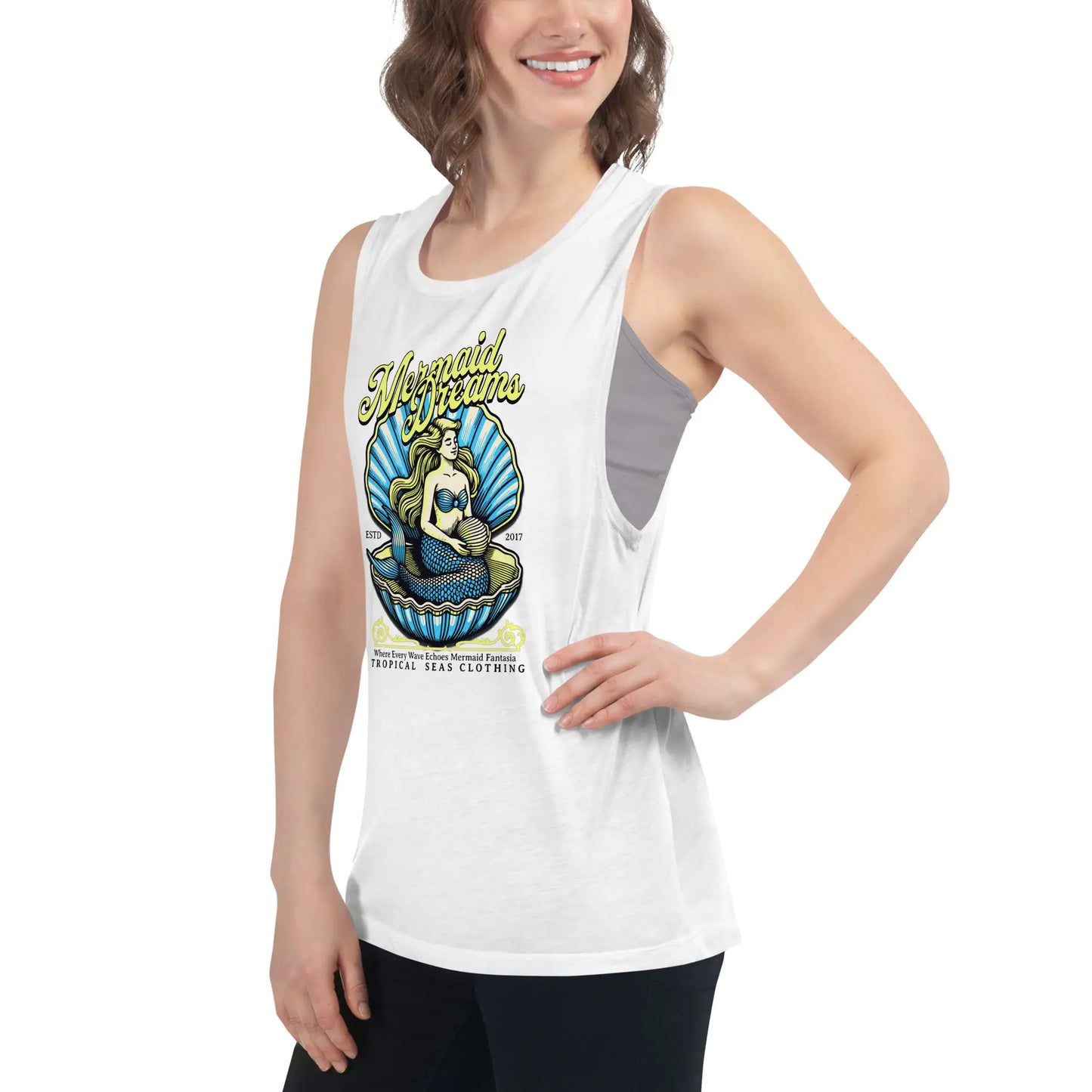 Tropical Mermaid Tank Top